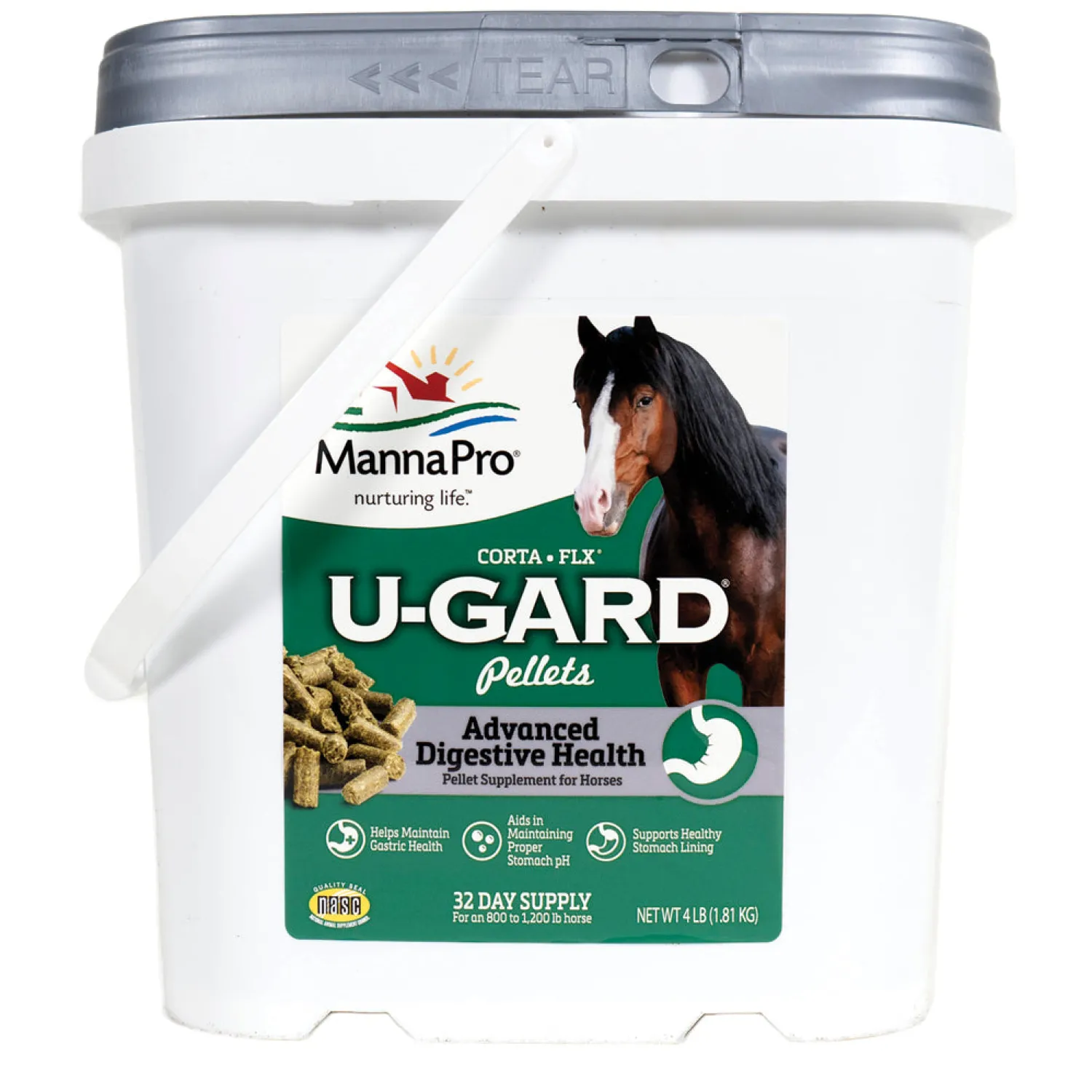 Outlet ANIMAL HEALTH INT Manna Pro® Corta-Flx® U-Gard™ Pellets, 4 Pounds