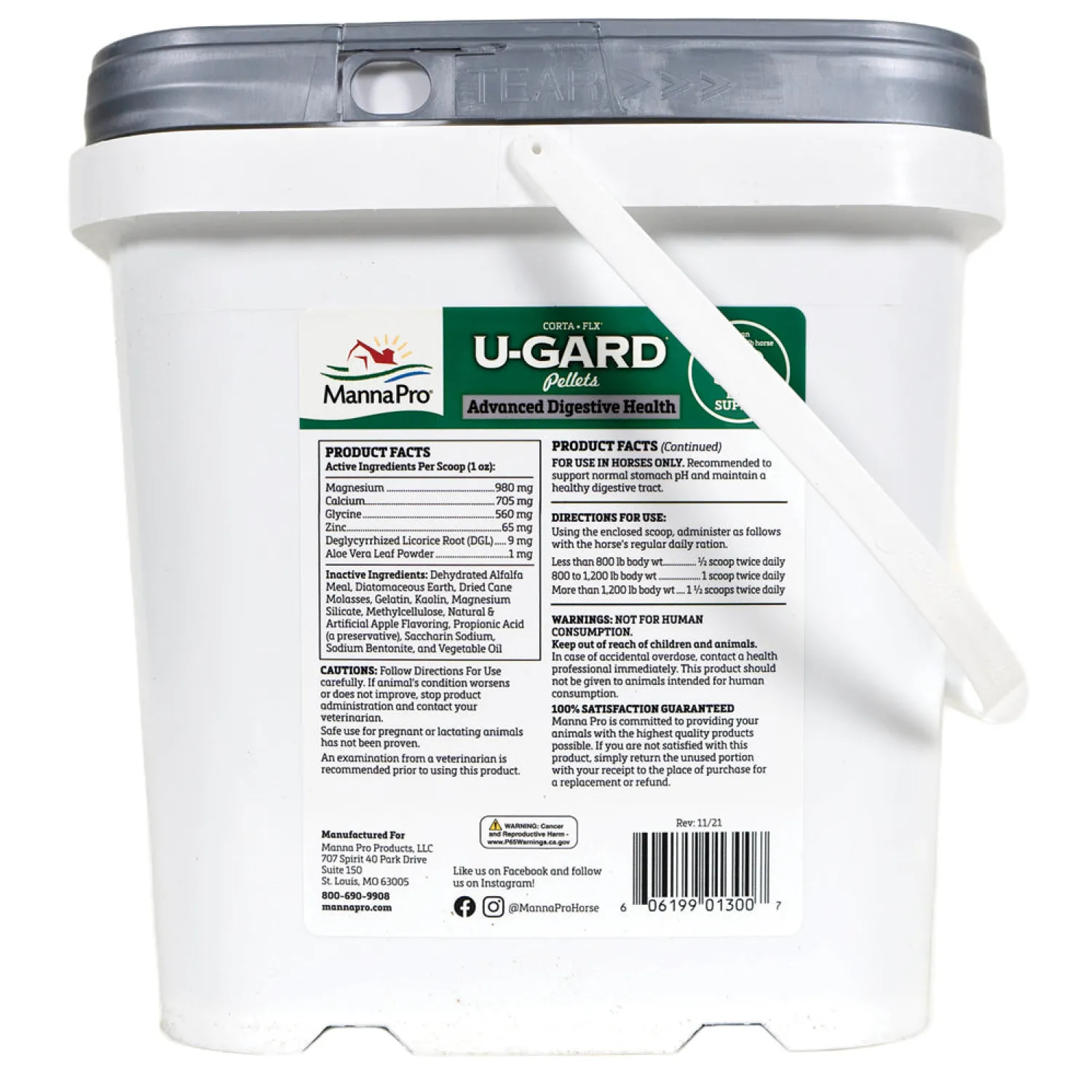 Outlet ANIMAL HEALTH INT Manna Pro® Corta-Flx® U-Gard™ Pellets, 4 Pounds