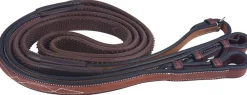 Hot INT RIDING HELMET Marcel Toulouse Platinum Soft Touch Raised Rubber Reins