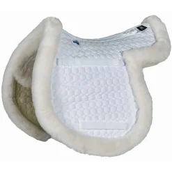New WORLD EQUSTRN BRNDS Mattes Hunter Saddle Pad White