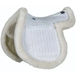 New WORLD EQUSTRN BRNDS Mattes Hunter Saddle Pad White