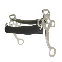 Outlet PARTRADE Metalab Hackamore with Neoprene Covered Chain Noseband Stainless Steel