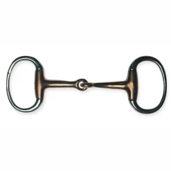 Discount PARTRADE Metalab Jointed with Thin Copper Eggbutt Snaffle Bit Stainless Steel