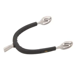 Best PARTRADE Metalab Prince of Wales Rubber-Covered Spurs - Large Cup Stainless Steel