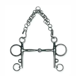Outlet PARTRADE Metalab Solid Jointed Pelham Bit Stainless Steel