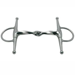 Outlet PARTRADE Metalab Twisted Full Cheek Snaffle Bit Stainless Steel