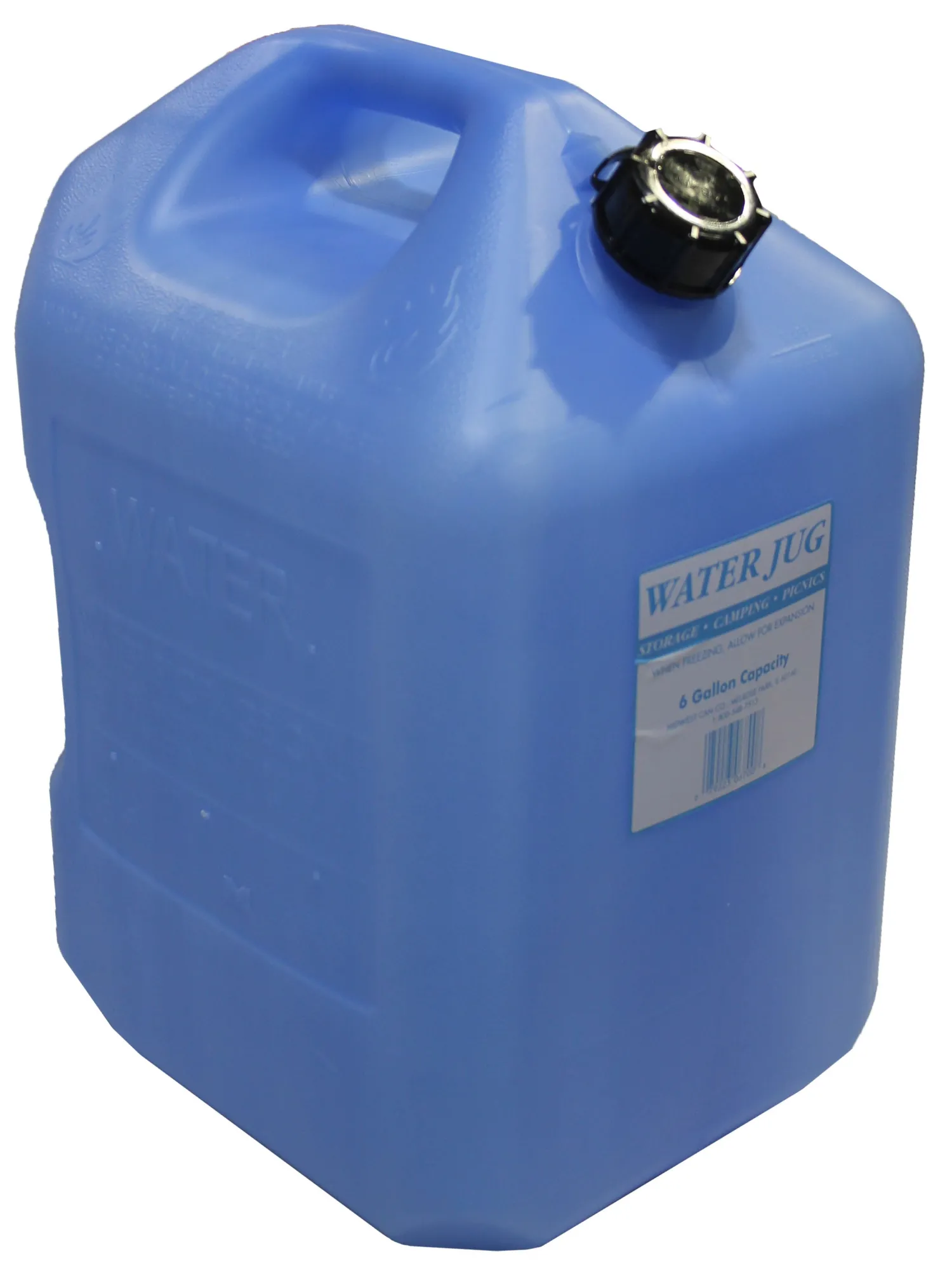 Best BRADLEY CALDWELL Midwest Can Company 6-Gallon Self-Venting Water Can Blue