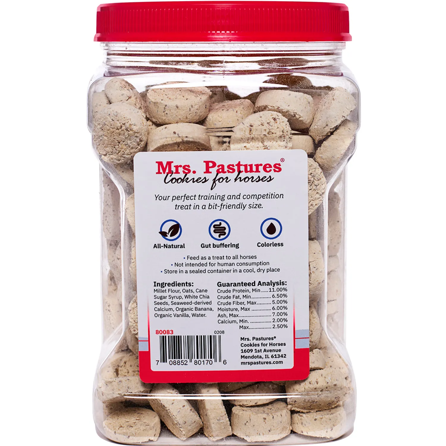 Hot ANIMAL HEALTH INT Mrs. Pastures Cookie – 36 oz Jar Ring Ready