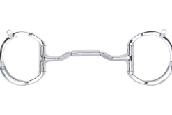 Outlet TOKLAT ORIGINALS Myler® Eggbutt with Hooks Mullen Forward Tilt Low Ported Barrel MB 36 Stainless Steel