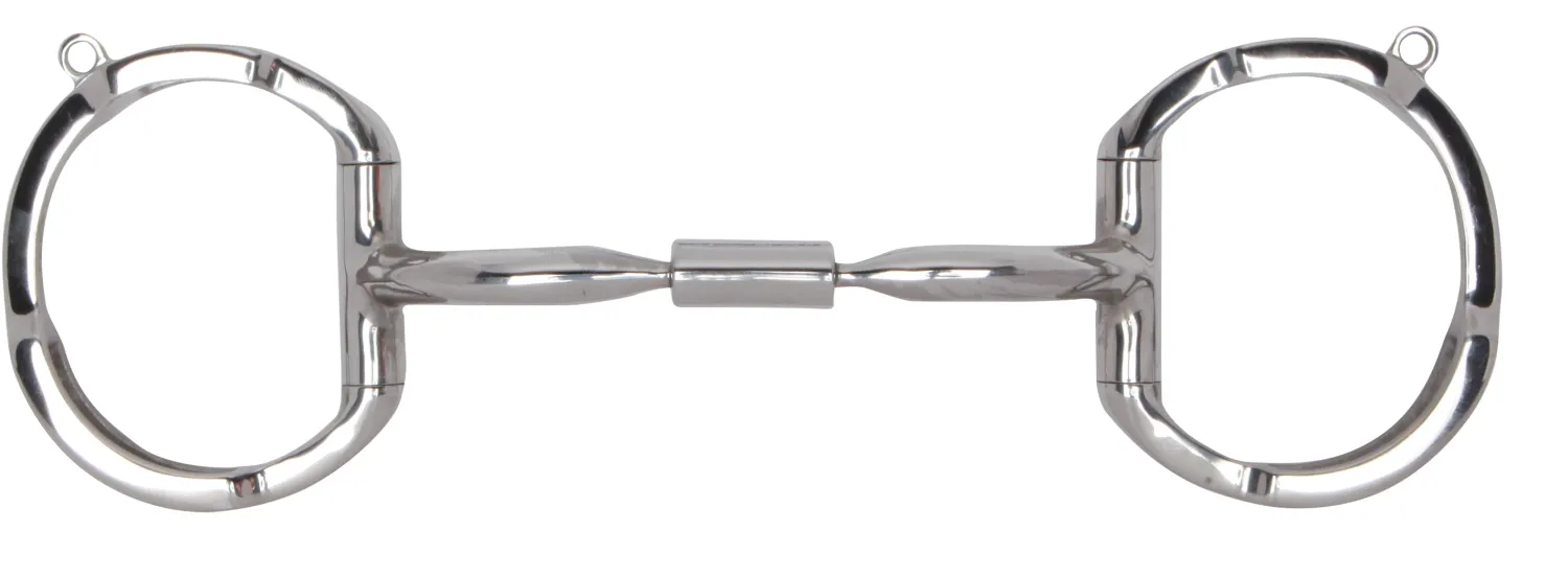 Discount TOKLAT ORIGINALS Myler® Eggbutt Wide Barrel MB 02 Comfort Snaffle with Hooks Stainless Steel