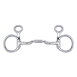 Outlet TOKLAT ORIGINALS Myler® Medium Baucher with Low Port Comfort Snaffle MB 04 Stainless Steel