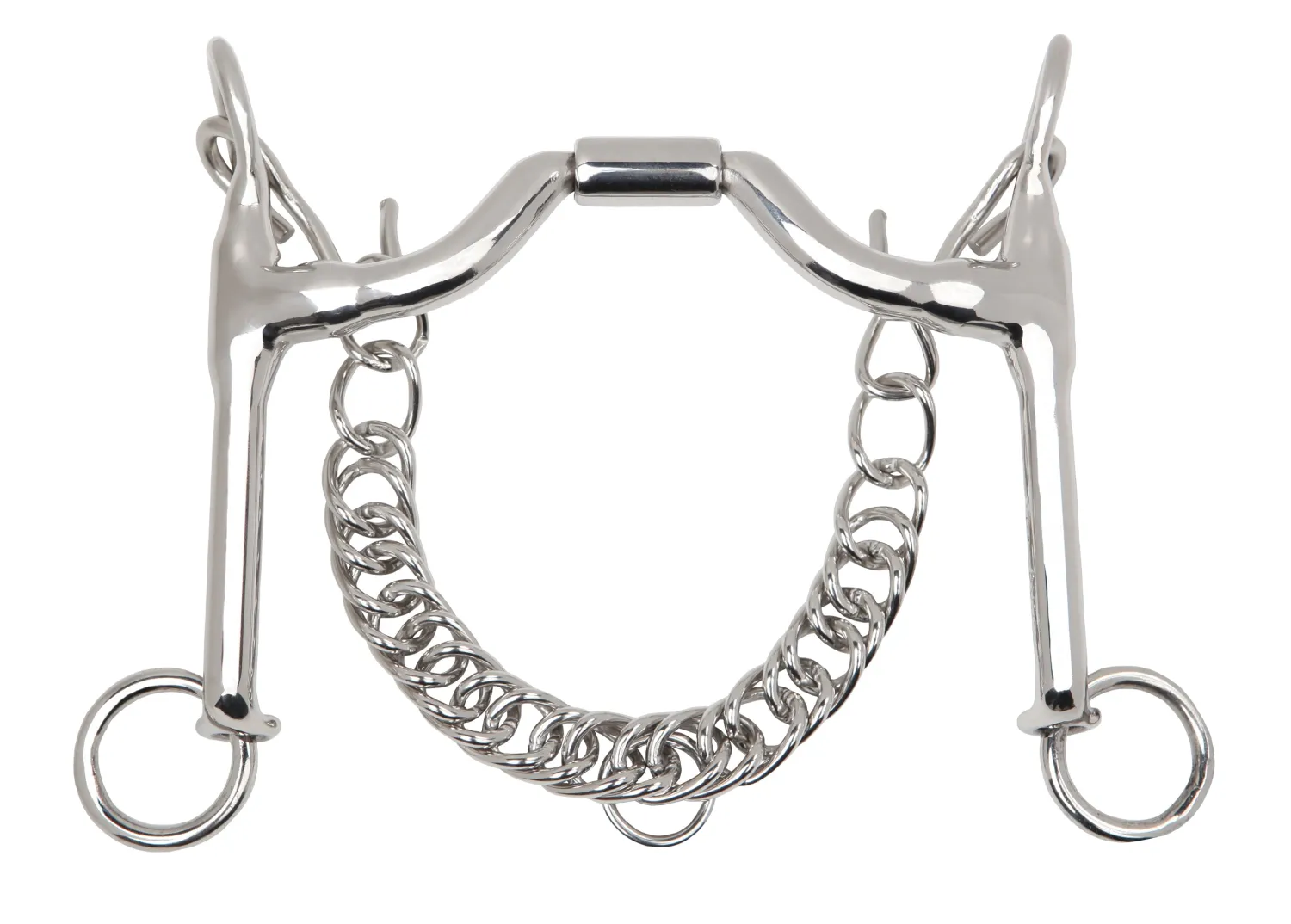 New TOKLAT ORIGINALS Myler® Medium Wide Port Weymouth MB 33 Stainless Steel