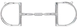 Clearance TOKLAT ORIGINALS Myler® Pony D-Ring Wide Barrel MB 02 Comfort Snaffle with Hooks Stainless Steel