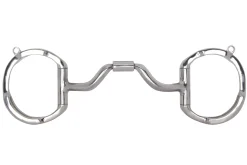 Sale TOKLAT ORIGINALS Myler® Ported Barrel Eggbutt MB 33 with Hooks Stainless Steel