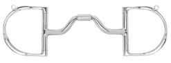 Discount TOKLAT ORIGINALS Myler® Ported Barrel Medium English D-Ring MB 33 with Hooks Stainless Steel
