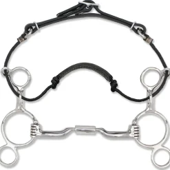 TOKLAT ORIGINALS Myler® 2-Ring Combination Bit Low Port MB 04 Stainless Steel