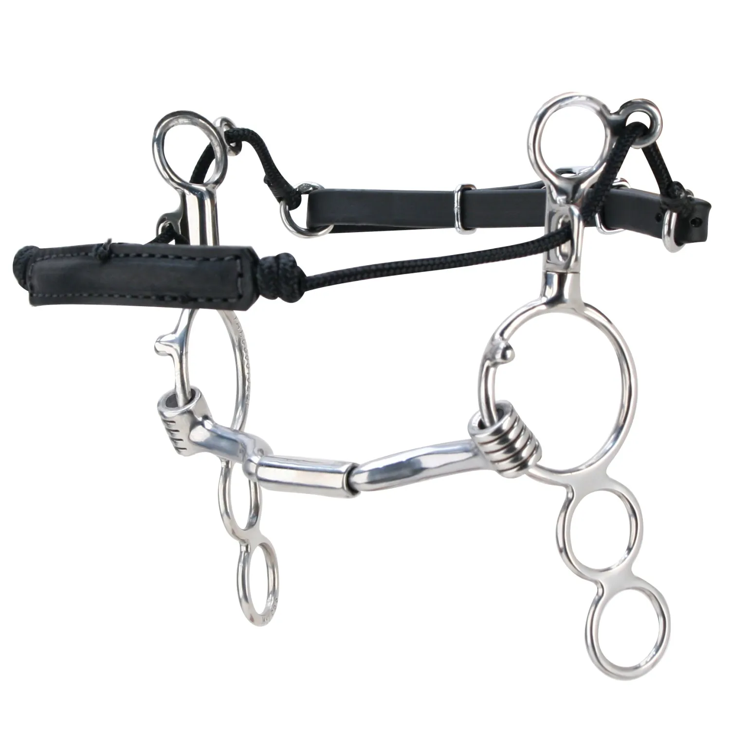 Clearance TOKLAT ORIGINALS Myler® 3-Ring Combination Bit Mullen Barrel Low Port MB 36 Stainless Steel