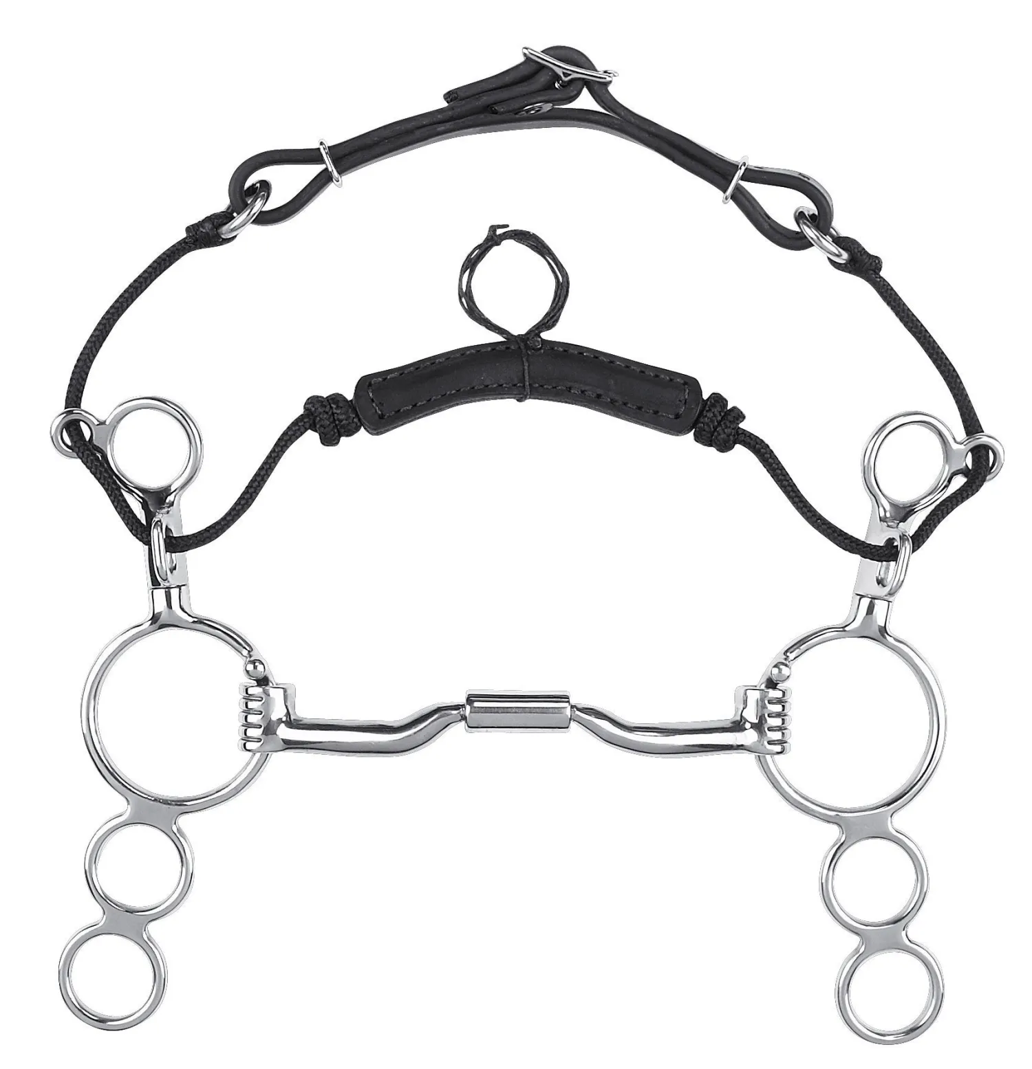TOKLAT ORIGINALS Myler® 3-Ring Combo Low Port Comfort Snaffle MB 04