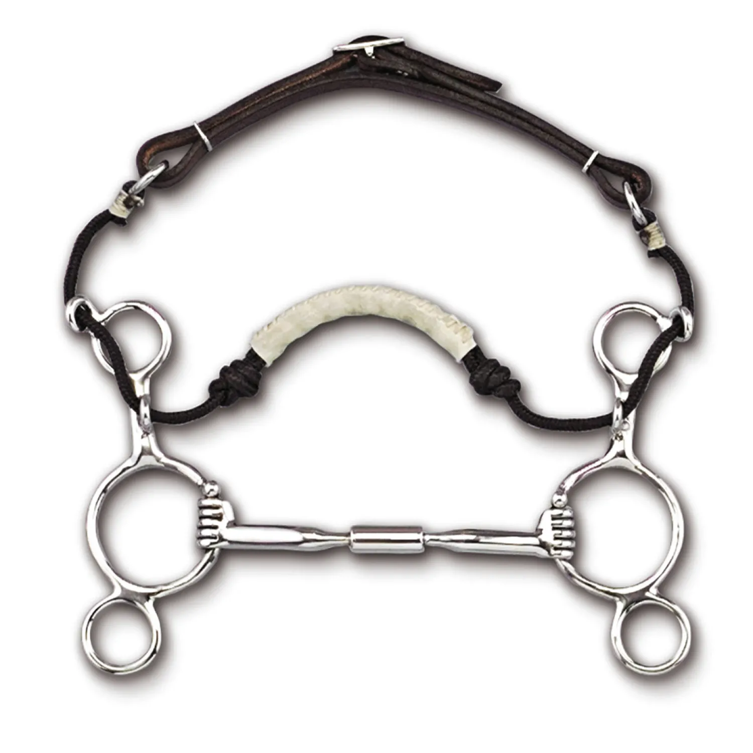 Discount TOKLAT ORIGINALS Myler® 2-Ring Combination Bit Wide Barrel MB 02 Comfort Snaffle Stainless Steel