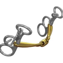 New METLAR/NEUE SCHULE Neue Schule Pony Tranz Angled Lozenge Butterfly Pelham - 10 mm mouth; 5 cm shanks
