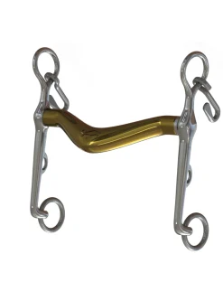 Hot METLAR/NEUE SCHULE Neue Schule Turtle Tilt™ Weymouth with 14mm Mouth 5cm Shank Salox Gold