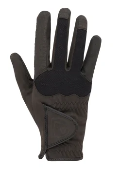 Discount ADIRA Noble Equestrian™ Perfect Fit Crossover Glove Black