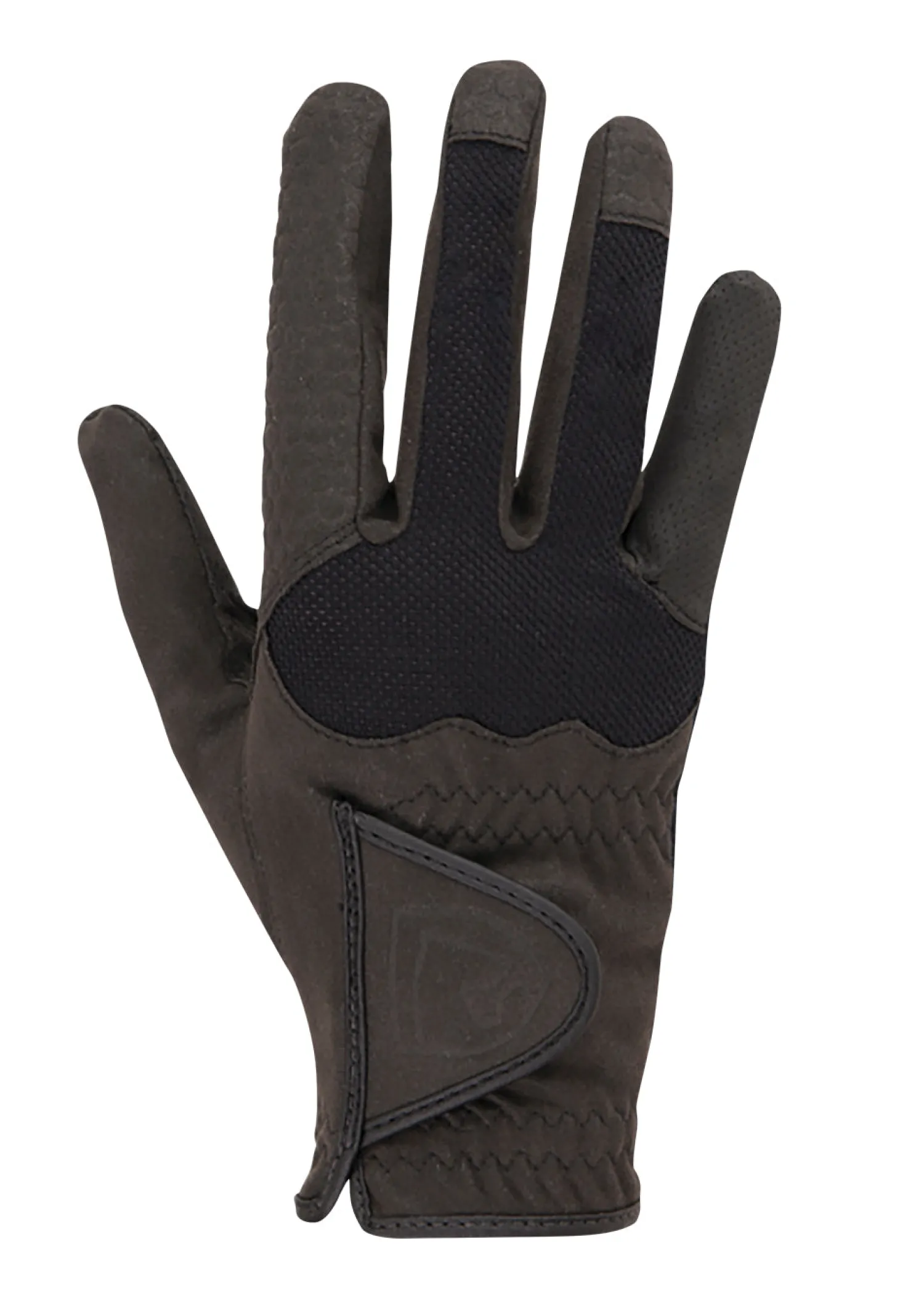 Discount ADIRA Noble Equestrian™ Perfect Fit Crossover Glove Black