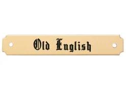 Hot DOVER DROPSHIP Notched Corner Halter Nameplate - 1 or 2 lines