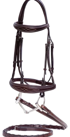 New NUNN FINER PRODUCTS Nunn Finer® Monica Hunter Bridle Havana
