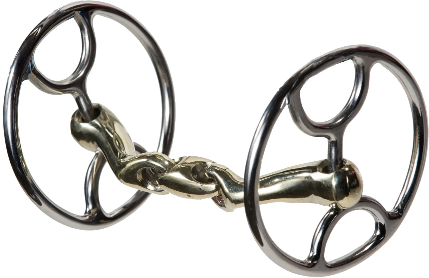 Hot NUNN FINER PRODUCTS Nunn Finer® Oval Link Shaped Mouthpiece Cartwheel Bit
