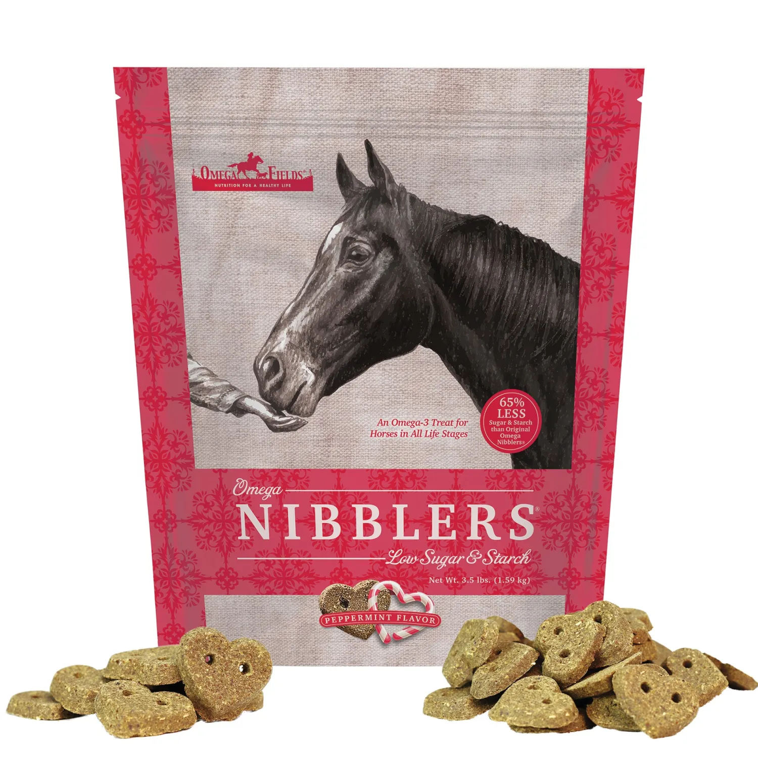 Hot ANIMAL HEALTH INT Omega Fields® Omega Nibblers® Low Sugar & Starch