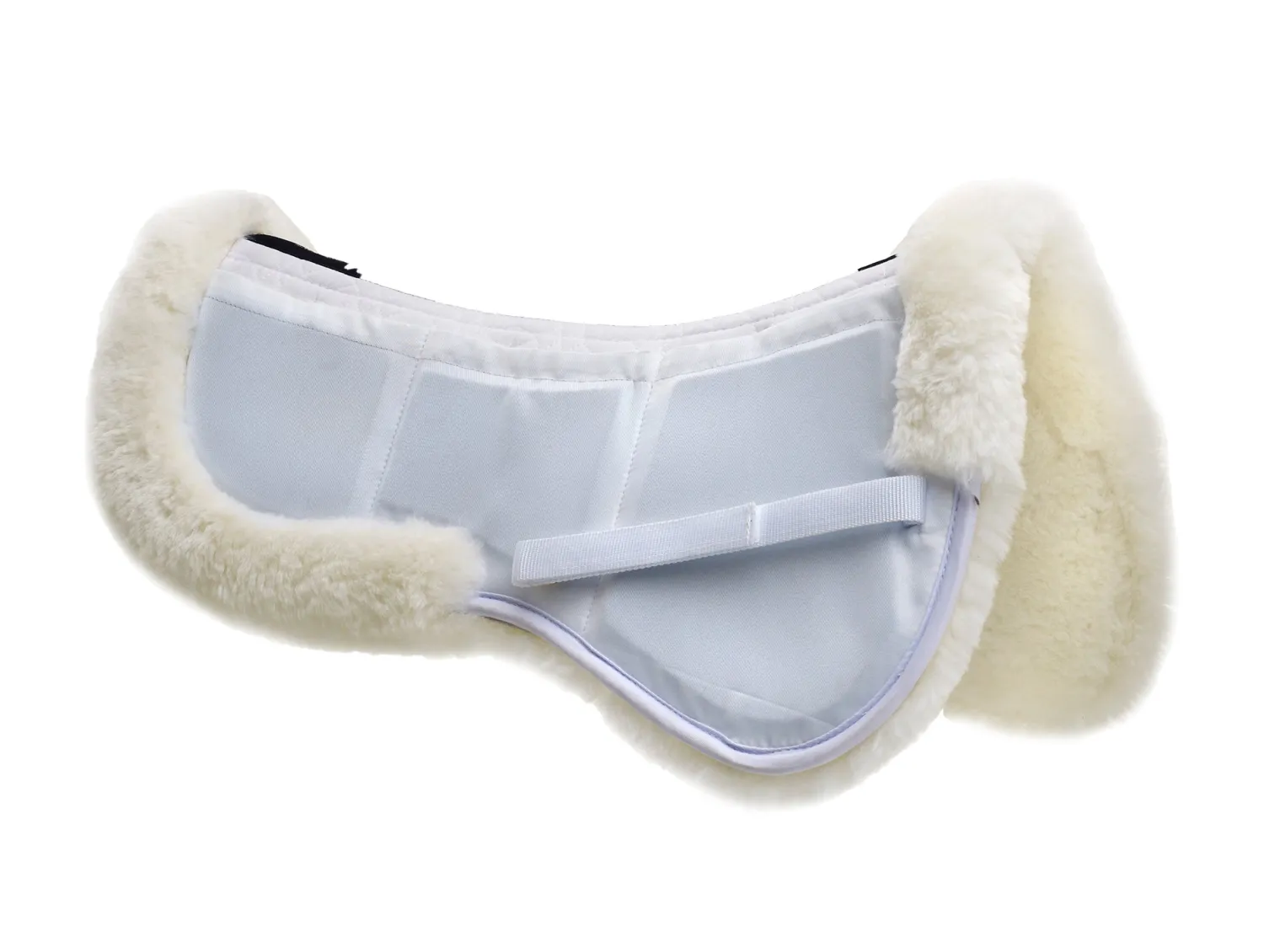 Sale ERS Ovation® Europa™ Sheepskin 6-Shim Half Pad White/White