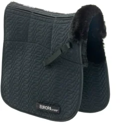 New ERS Ovation® Europa™ Sheepskin 6-Shim Dressage Pad