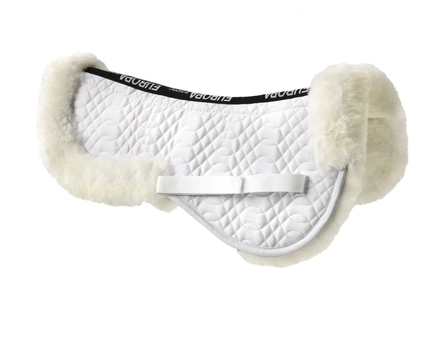 Clearance ERS Ovation® Europa™ Sheepskin Solid Spine Half Pad White/White