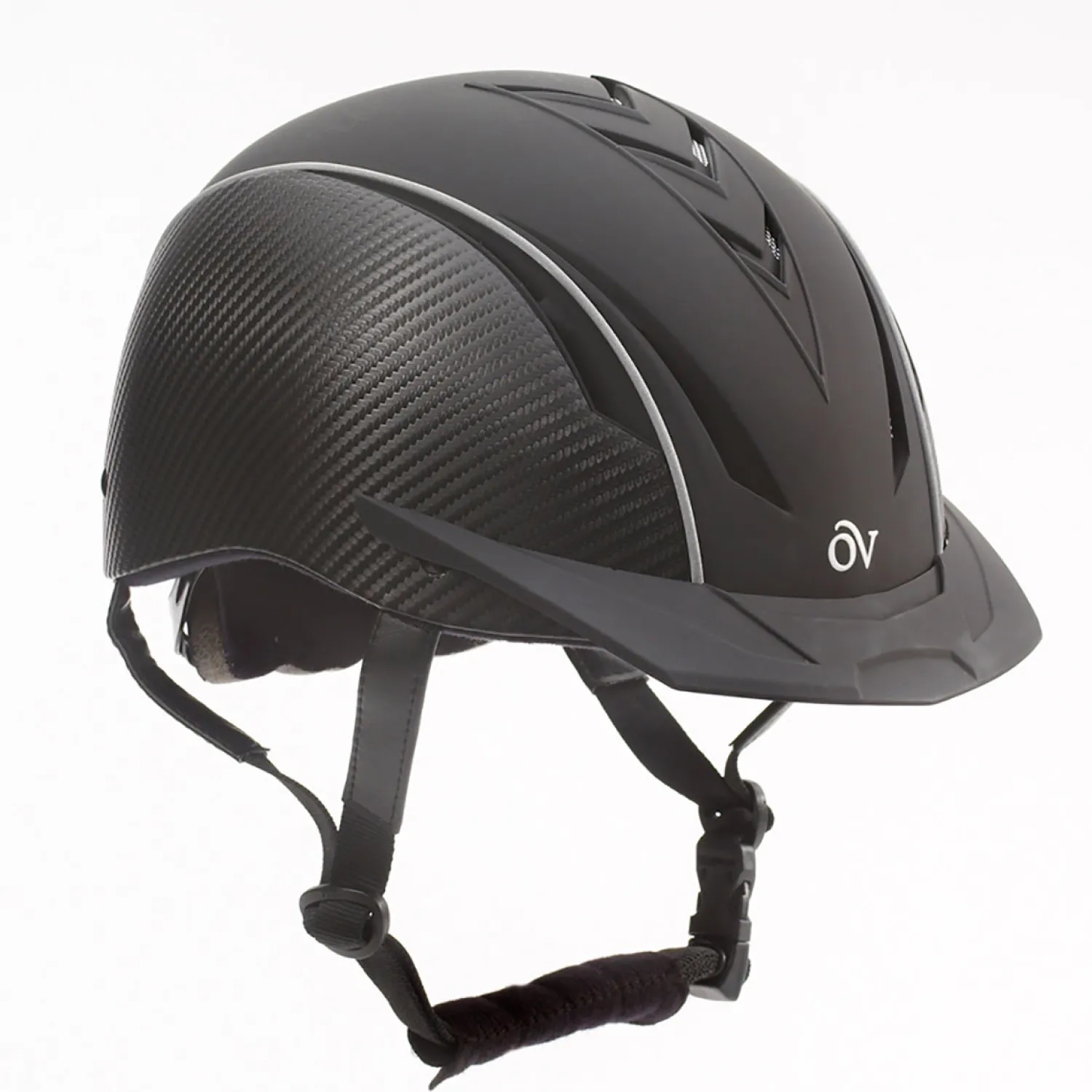 New ERS Ovation® Sync with Carbon Fiber Print Helmet** Black