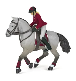 Online HOTALING INC Papo Gray Competition Horse with Rider