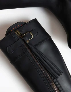 Discount PENELOPE CHILVERS Ladies’ Tassel Boots with Standard Shaft Length Black