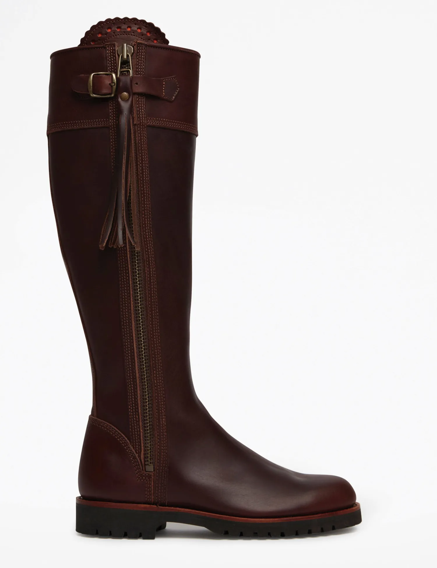 Best PENELOPE CHILVERS Ladies’ Tassel Boot with Long Shaft Length Conker