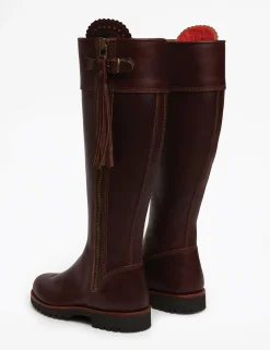 Best PENELOPE CHILVERS Ladies’ Tassel Boot with Long Shaft Length Conker