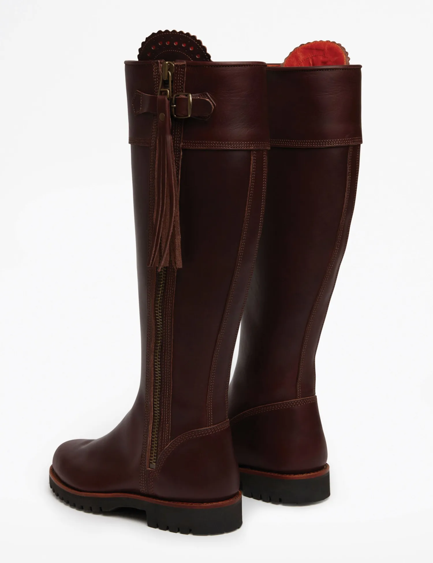 Best PENELOPE CHILVERS Ladies’ Tassel Boot with Long Shaft Length Conker