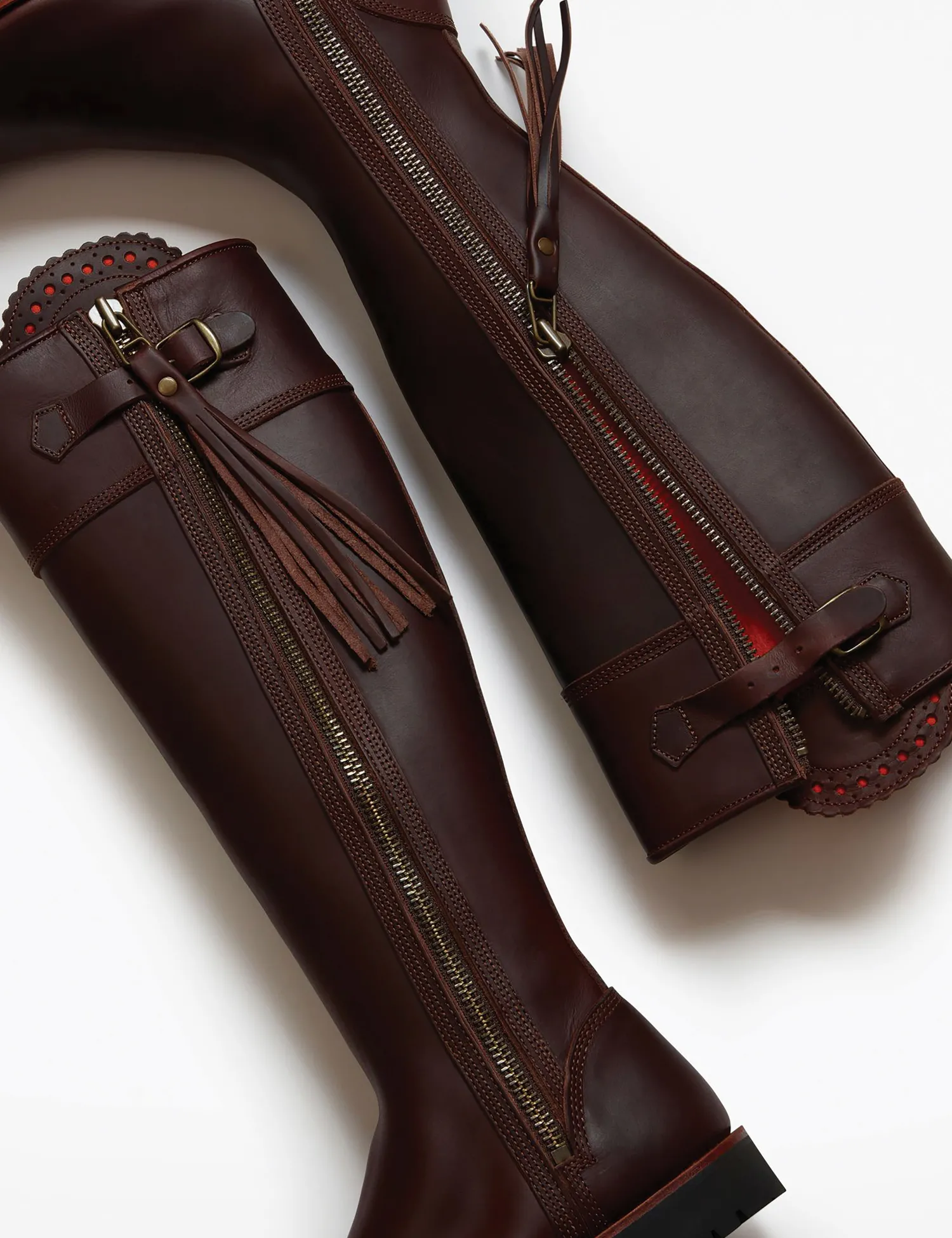 Best PENELOPE CHILVERS Ladies’ Tassel Boot with Long Shaft Length Conker