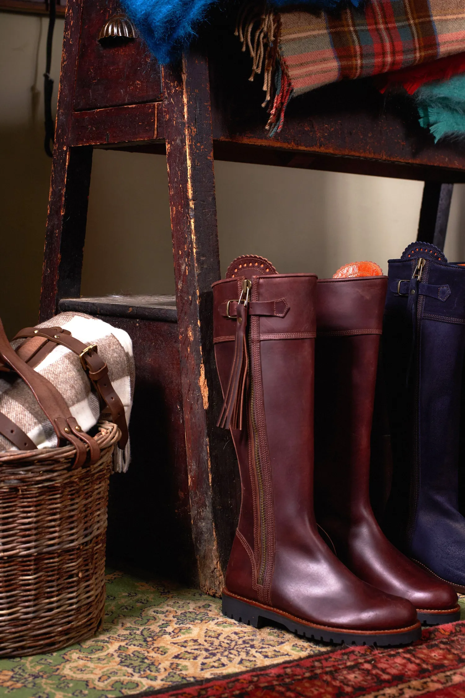 Best PENELOPE CHILVERS Ladies’ Tassel Boot with Long Shaft Length Conker