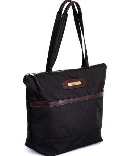 Best PERRIS LEATHER Perri’s® Champion Collection Tote with Nameplate Black