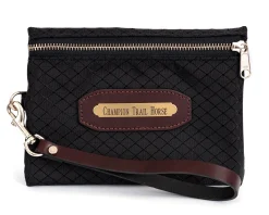 Online PERRIS LEATHER Perri’s® Champion Collection Wristlet with Leather Accents and Nameplate Black