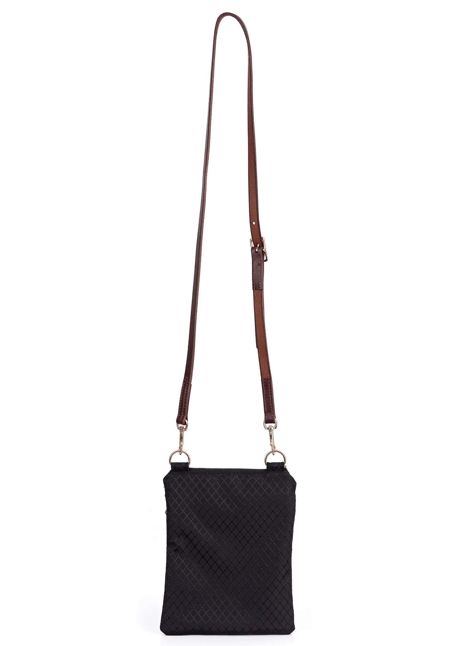 Best PERRIS LEATHER Perri’s® Champion Crossbody Bag with Leather Accents Black