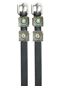 Online PERRIS LEATHER Perri’s® Crystal Spur Straps Black