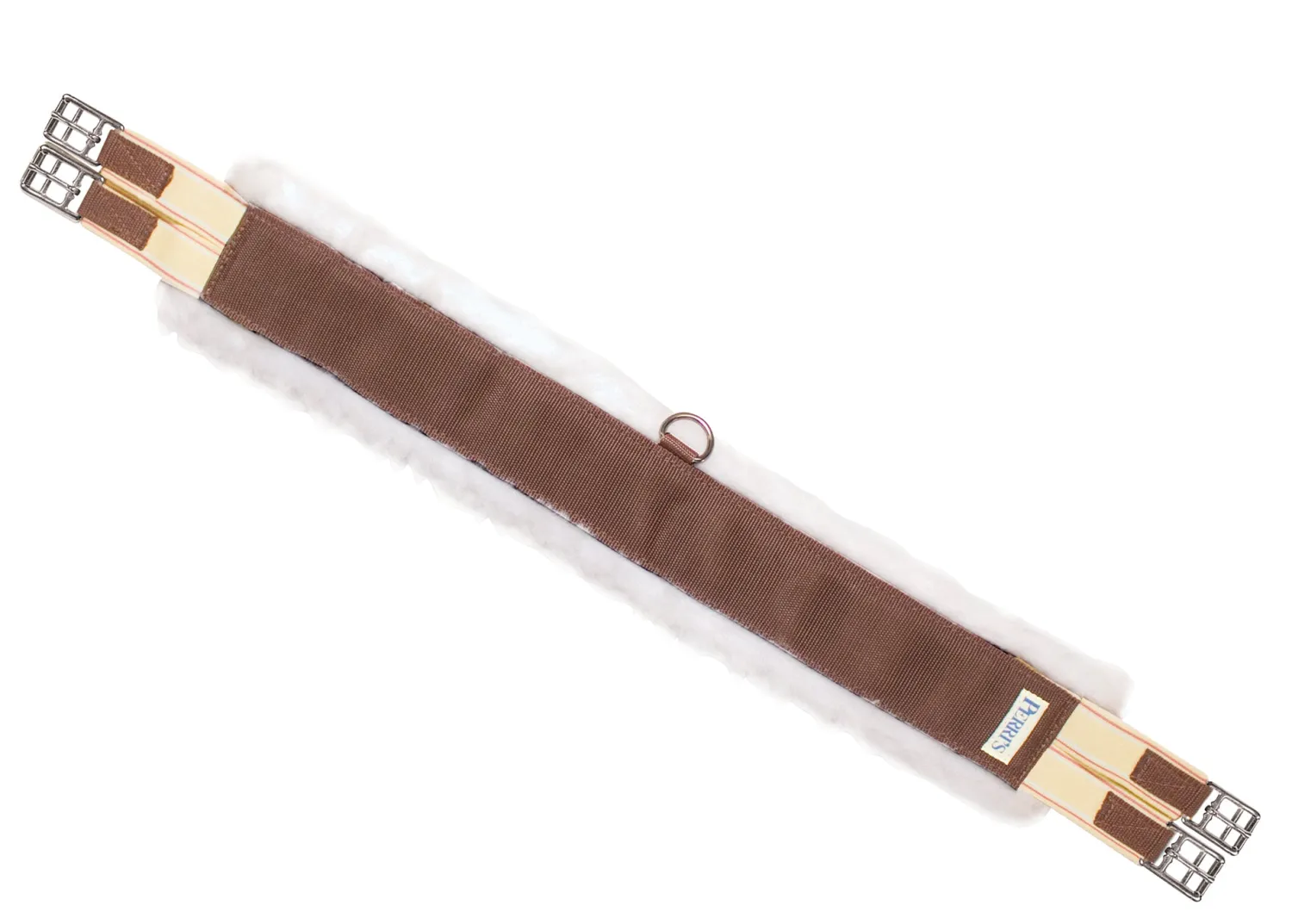 Discount PERRIS LEATHER Perri’s® Nylon Fleece Girth Brown