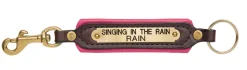Outlet PERRIS LEATHER Perri’s® Padded Leather Key Chain with Nameplate