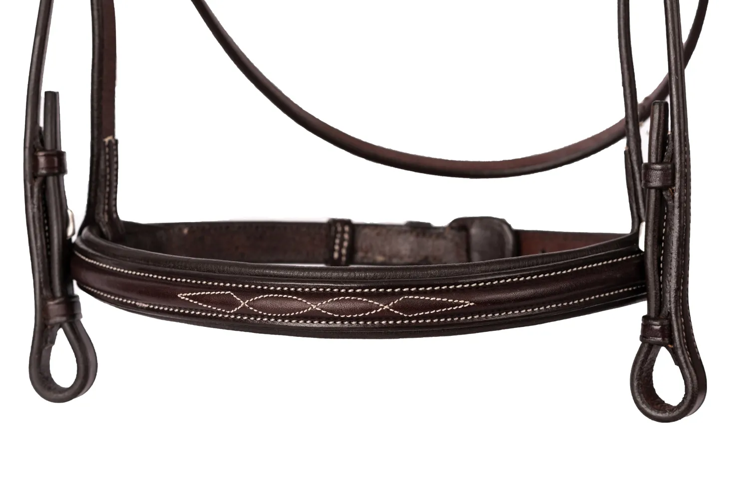 New PERRIS LEATHER Perri’s® Professional Fancy-Stitched Leather Bridle Havana