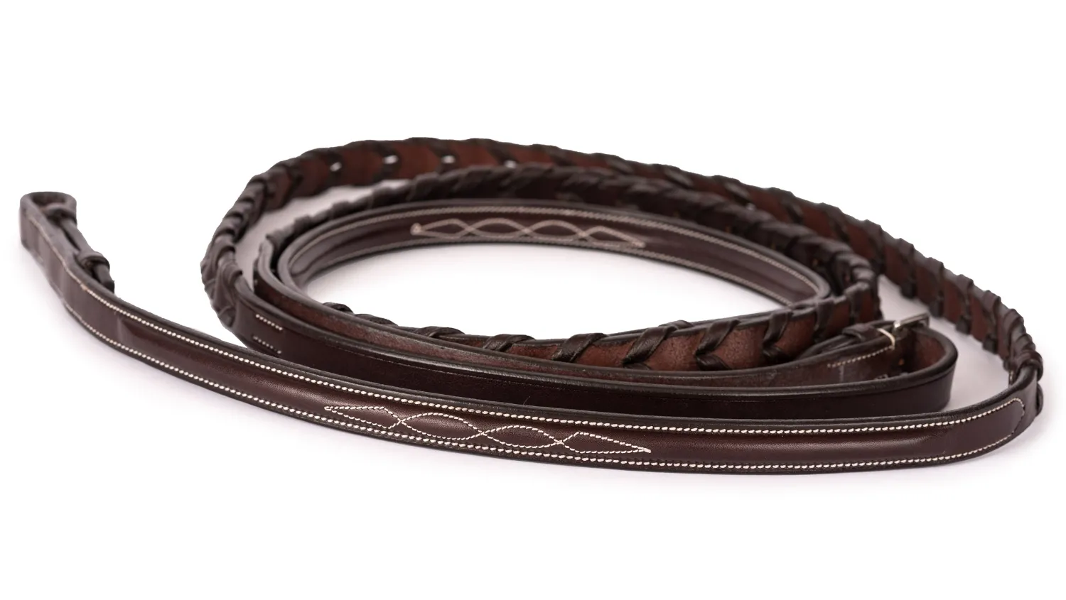 New PERRIS LEATHER Perri’s® Professional Fancy-Stitched Leather Bridle Havana